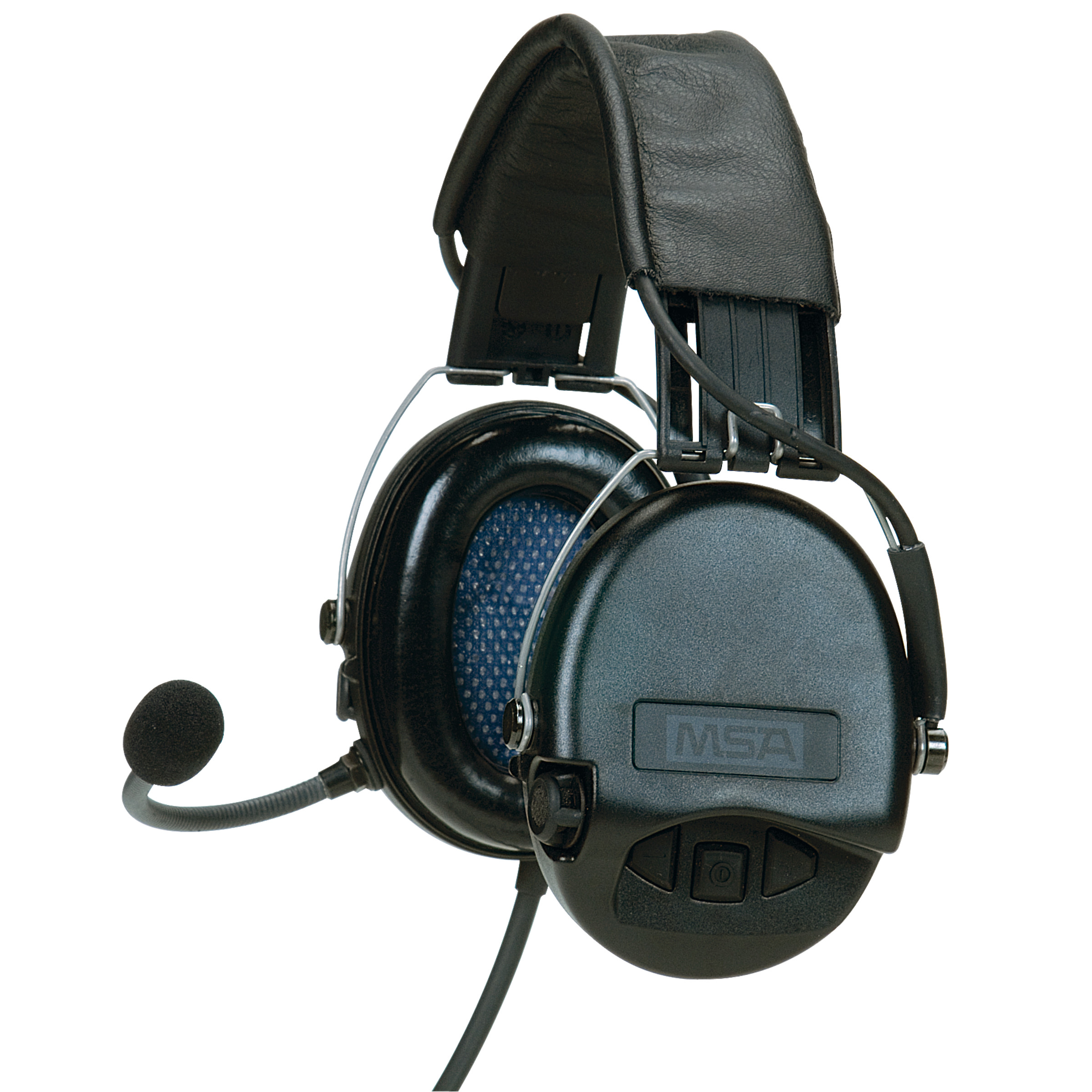 Supreme Pro Headset, Leather Headband, Single Comm, Electret RMIC